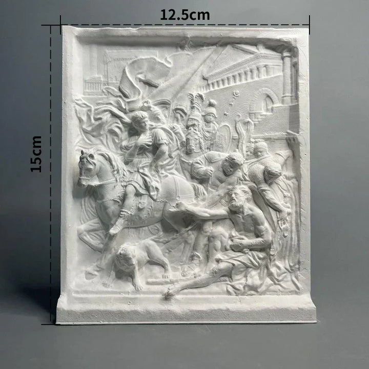 Nordycka Statua Postaci w Stylu INS z Gipsu DIY Malowane Akcesoria do Fotografii Dekoracje Stołowe Sztuka Domowa Gipsowa Dekoracja