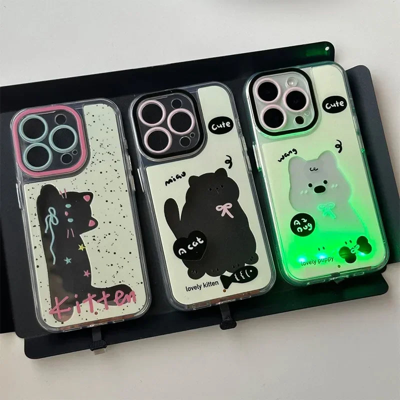 Świecąca Etui na iPhone z Psem