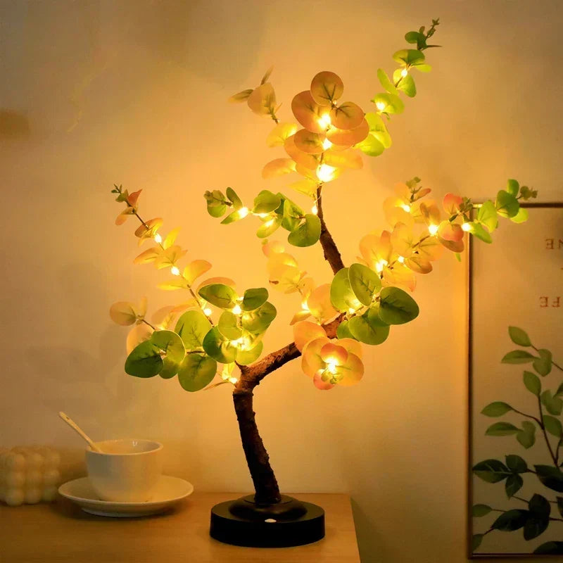 Lampa w kształcie drzewa z odczepianą podstawą