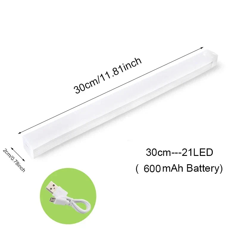 Bezprzewodowa LED Lampa Nocna z Czujnikiem Ruchu do Kuchni, Sypialni, Szafy, Schodów i Oświetlenia Szafek