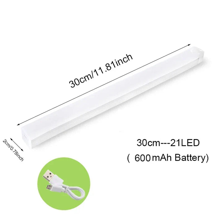 Bezprzewodowa LED Lampa Nocna z Czujnikiem Ruchu do Kuchni, Sypialni, Szafy, Schodów i Oświetlenia Szafek