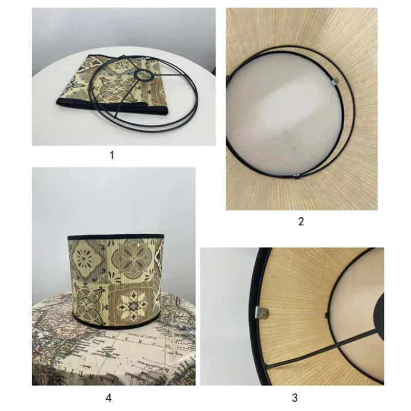 Lampa z abażurem w stylu Art Deco