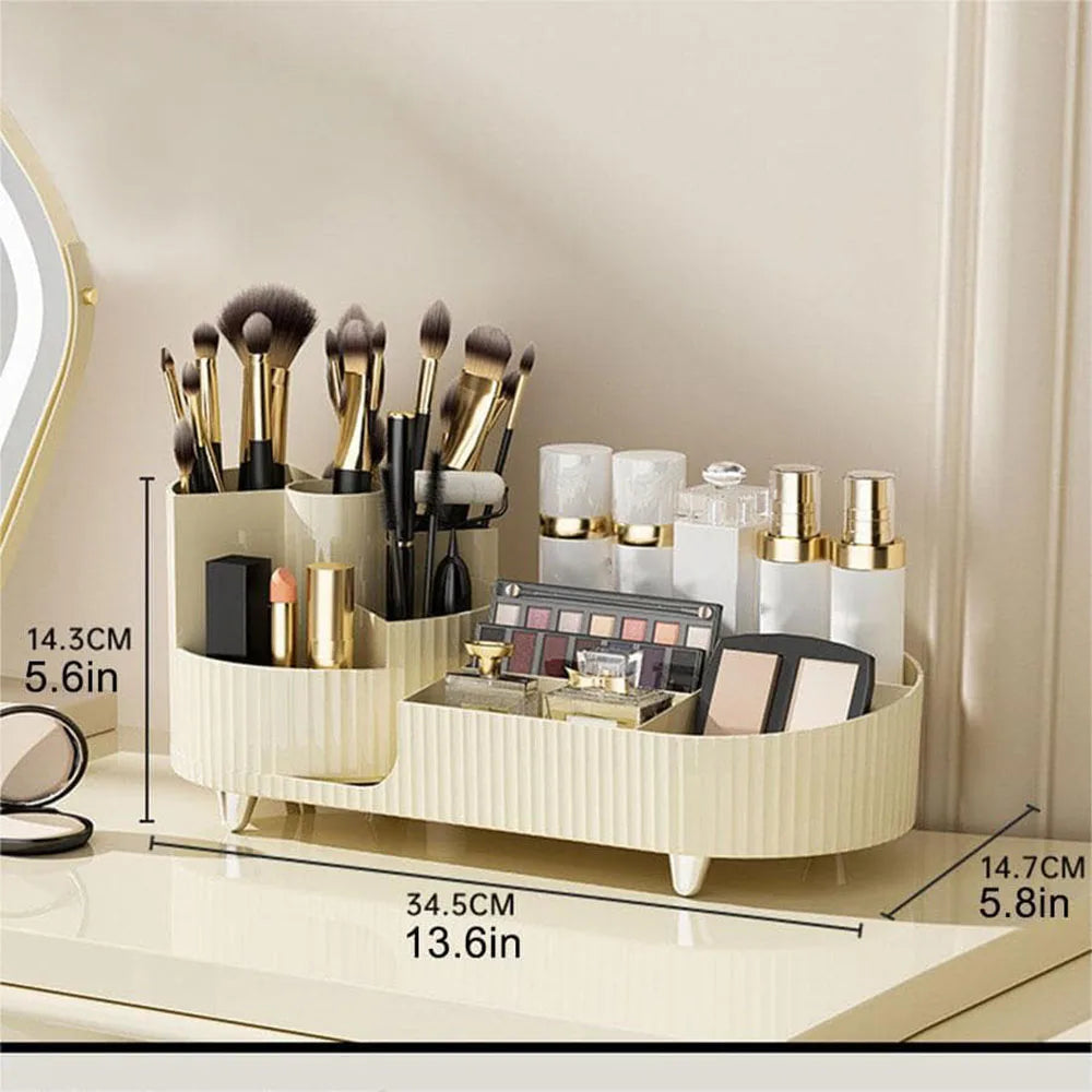 Eleganza – Luksusowy Organizer Urody z Smukłym Obrotowym Designem