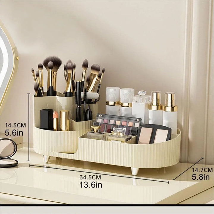 Eleganza – Luksusowy Organizer Urody z Smukłym Obrotowym Designem