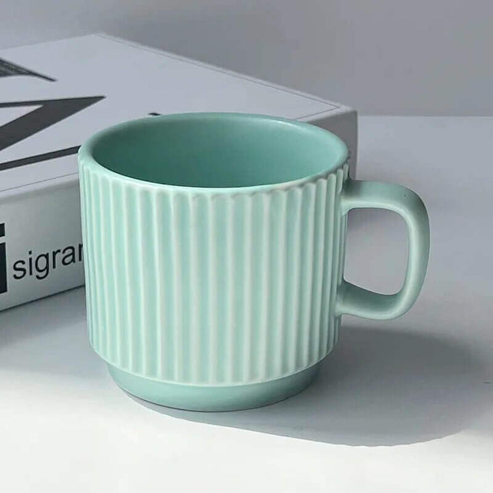 Duża Retro Ceramiczna Filiżanka