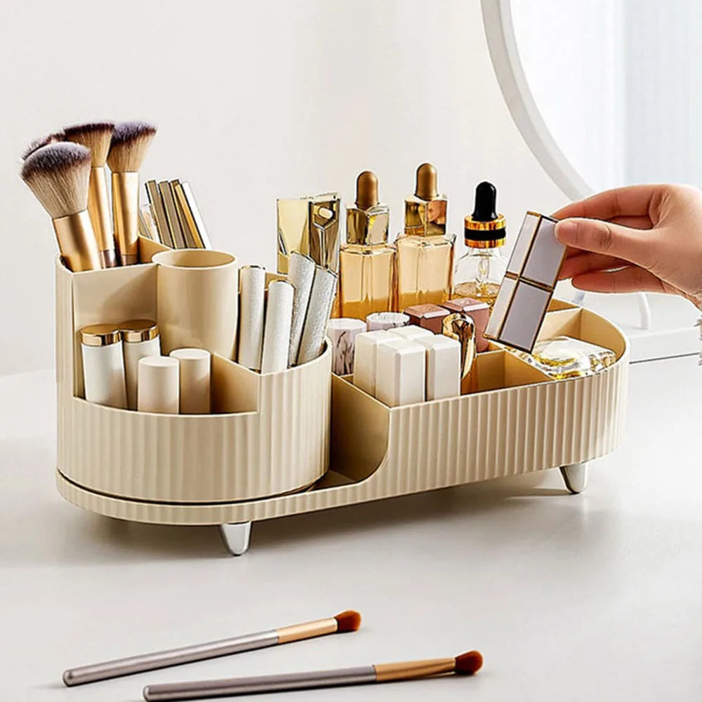 Eleganza – Luksusowy Organizer Urody z Smukłym Obrotowym Designem