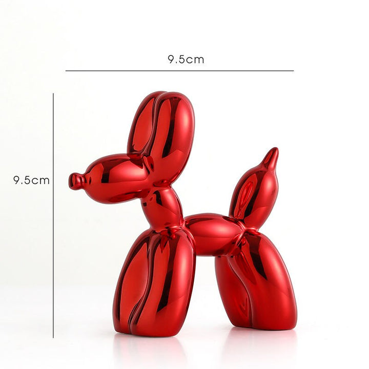 Rzeźba Psa Balonowego, Statua Sztuki Balonowej, Mini Figurka Kolekcjonerska, Dekoracja Domowa, Figurka Żywiczna, Akcesoria Biurkowe, Dekoracja Pokoju