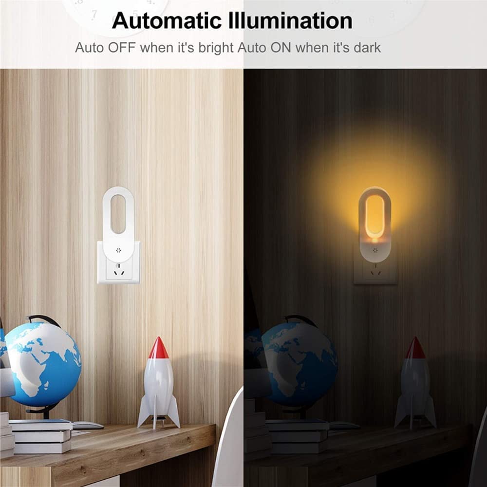 Czujnik Zmierzchowy Gniazdko Oszczędzające Energię Lampa Nocna