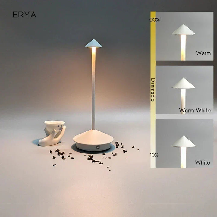Lampa stołowa z akumulatorem Kreatywna lampa dotykowa LED do jadalni Pina pro Lampa stołowa Hotel Bar Lampa biurowa Lampa dekoracyjna