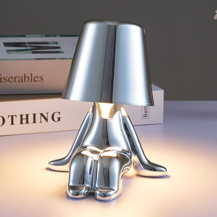 Mały Chłopak Nocna Lampa