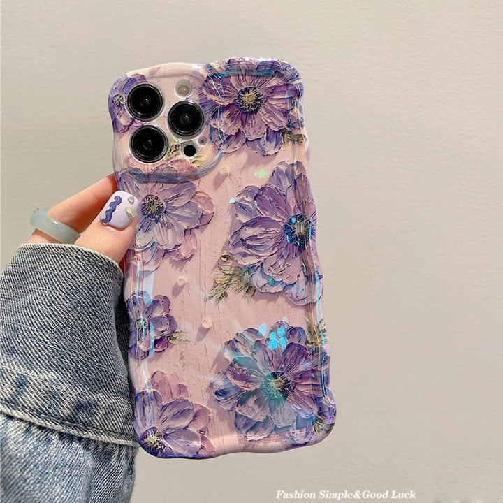 Etui na iPhone z kwiatowym wzorem Blossom Glow