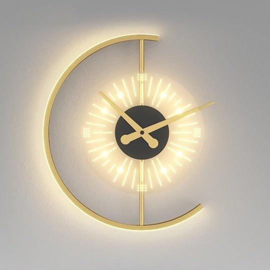 Nowoczesny minimalistyczny zegarek LED