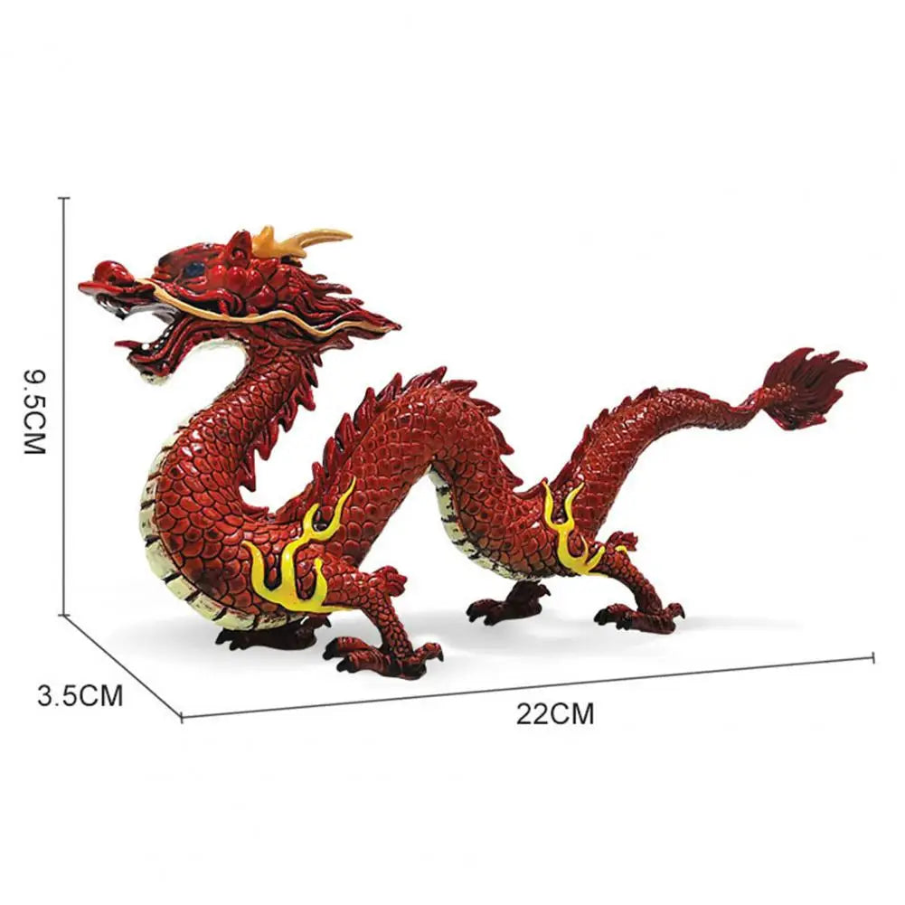 Żywiołowy Chiński Smok - Rzeźba Feng Shui