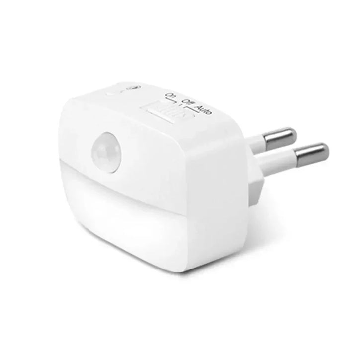 LumoSense LED Nocna Lampa | Z Czujnikiem Ruchu i Światła | Przyciemniana i Energooszczędna | Ciepła Biała i Zimna Biała
