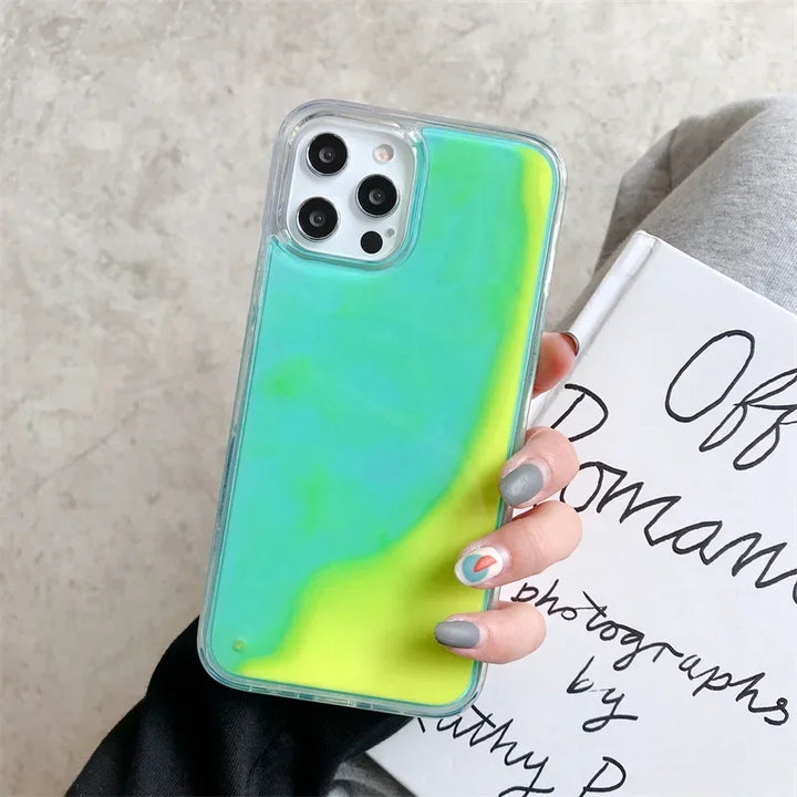 Lśniąca Etui na iPhone w Kształcie Piasku
