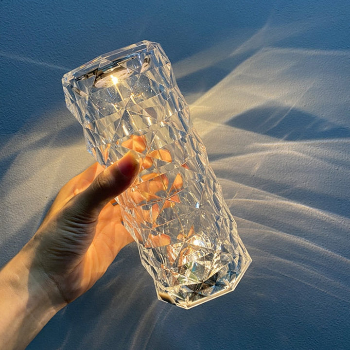 Elegancka Atmosfera Kryształowa Lampa Nocna