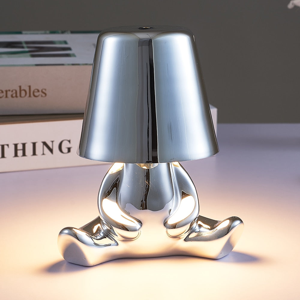Mały Chłopak Nocna Lampa