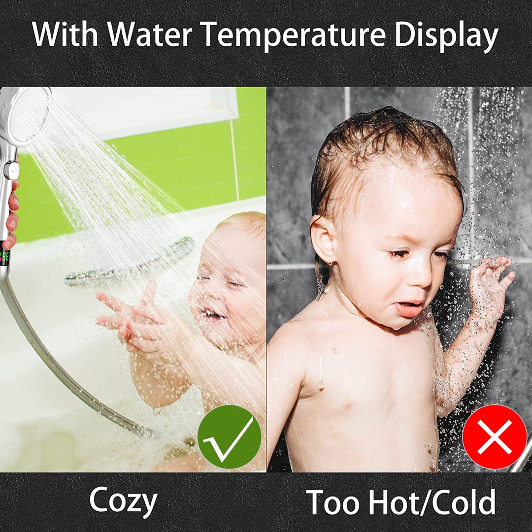 Słuchawka prysznicowa z wyświetlaczem temperatury w promocji
