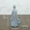Mała figura Buddy z kamienia - buddyjscy mnisi, figury buddyzmu tybetańskiego, ornament do ogrodu zen, dekoracja do akwariów, medytacja w domu
