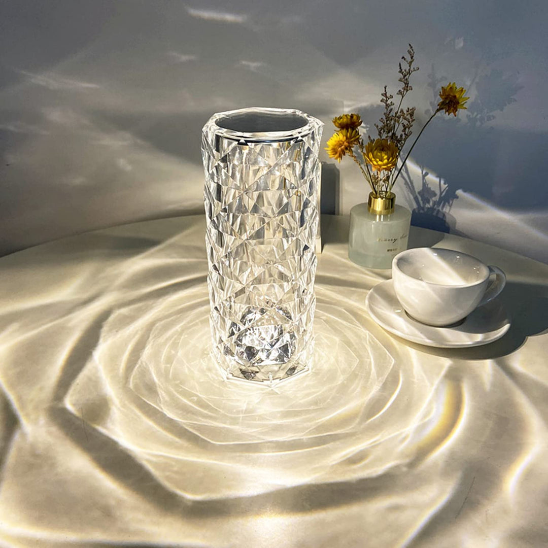 Elegancka Atmosfera Kryształowa Lampa Nocna