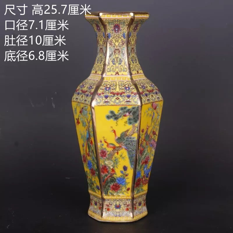 Antyczny Królewski Chiński Wazon Porcelanowy