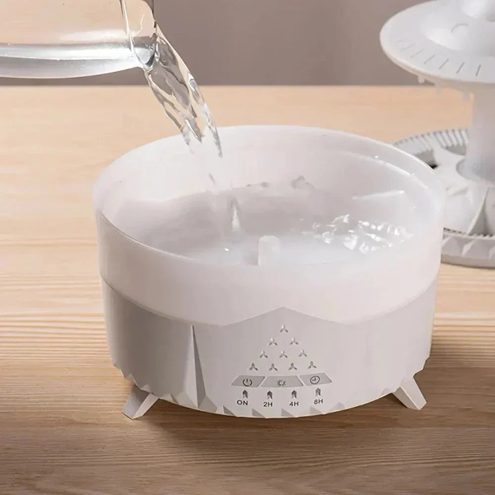 Nawilżacz powietrza UFO | Ultrasoniczny dyfuzor aromaterapeutyczny z pilotem - Grosven