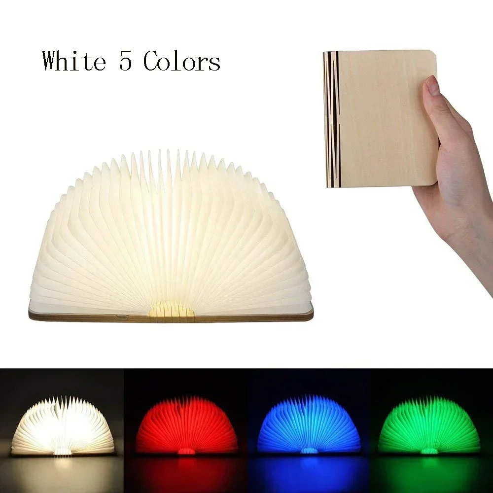 Kreatywna Książkowa Lampa LED Nocna