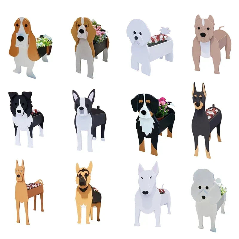 Doniczka - Pawsome - Pojemnik na Rośliny dla Psów - Różne Rasy