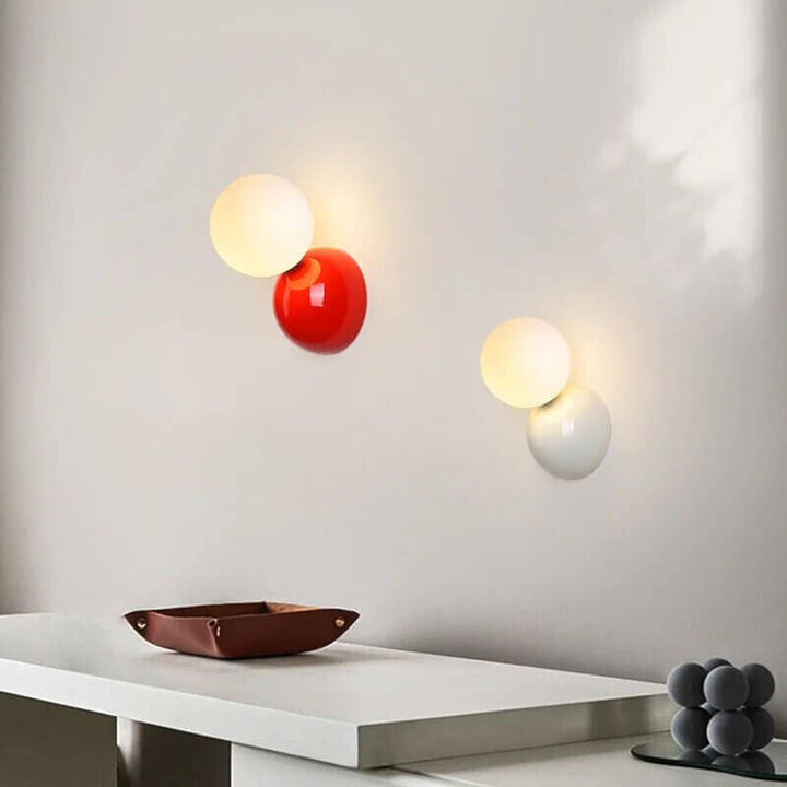Lampa ścienna w stylu lat 70. w 3 różnych kolorach