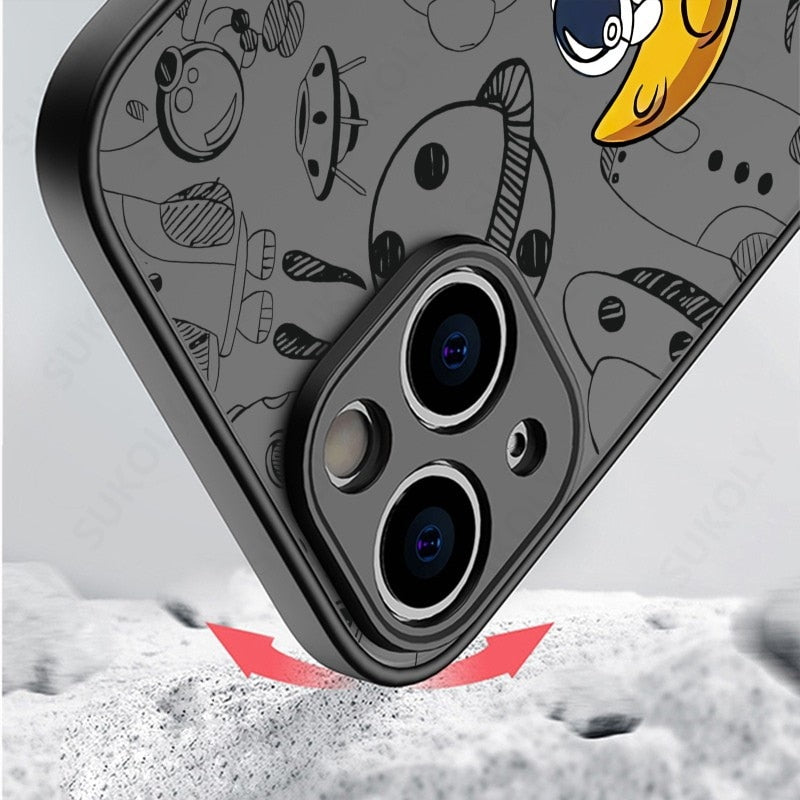 Etui na iPhone Space Road Relax Astronauta