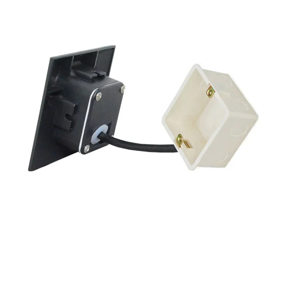 Nowoczesna wodoodporna lampa LED wpuszczana IP65 do oświetlenia zewnętrznego - 3W wbudowana lampa schodowa i balkonowa