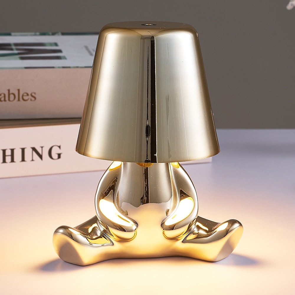 Mały Chłopak Nocna Lampa