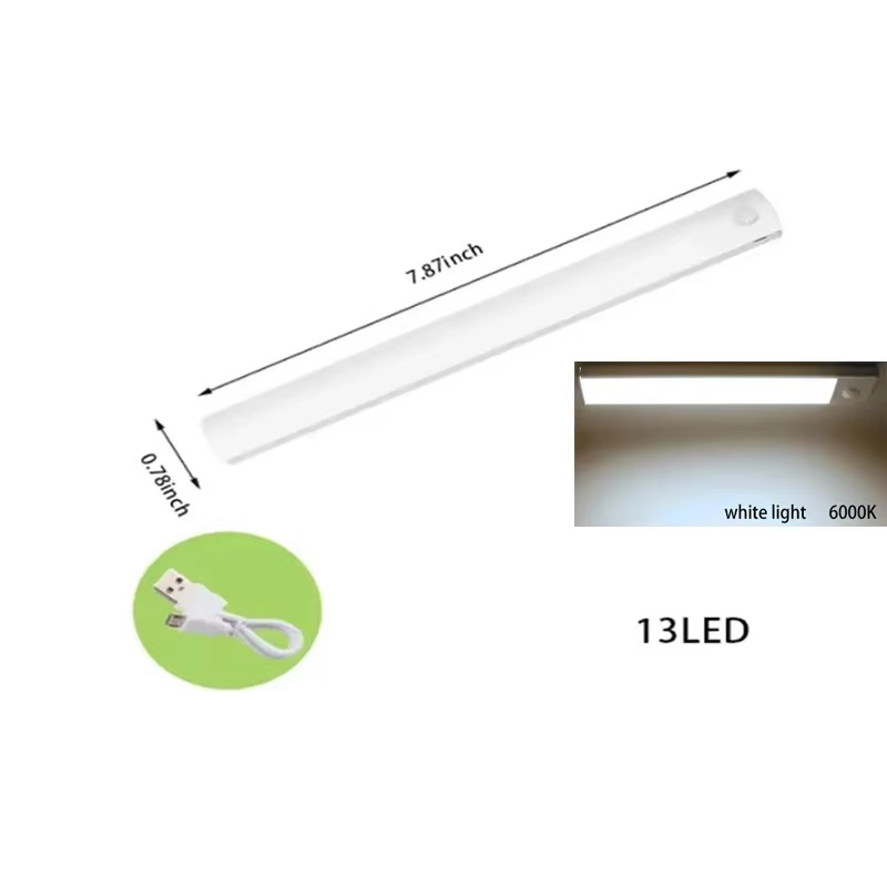 Inteligentna Lampa LED Nocna - Aktywacja Ruchem, Przyciemniana i Ładowalna