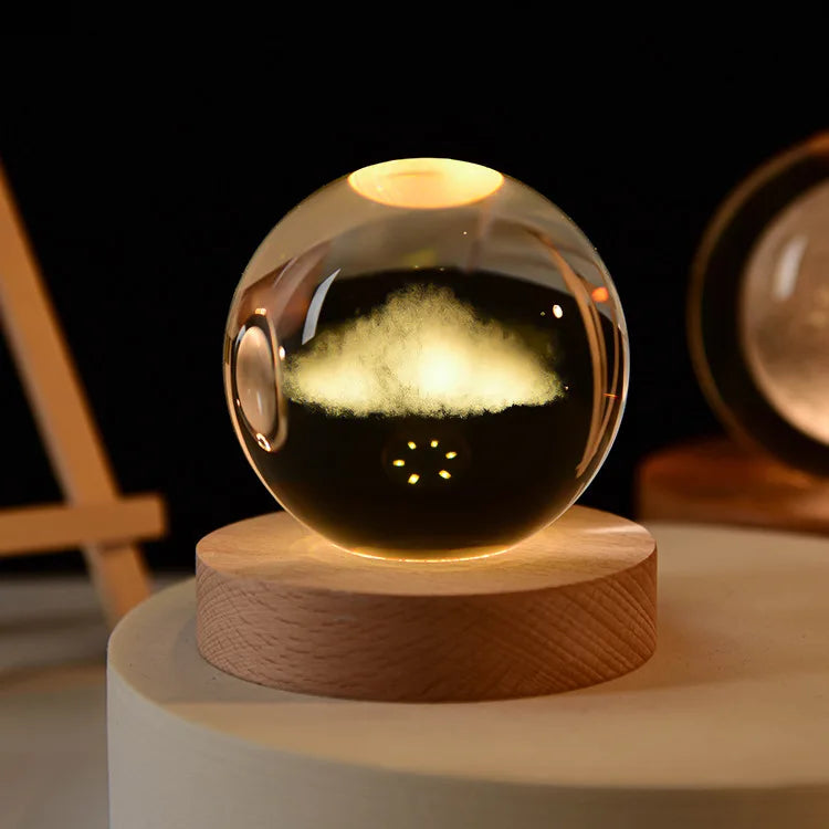 Świecące 3D Kryształowe Lampy Nocne – Unikalne Prezenty na Każdą Okazję