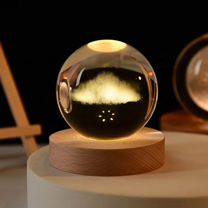 Świecące 3D Kryształowe Lampy Nocne – Unikalne Prezenty na Każdą Okazję