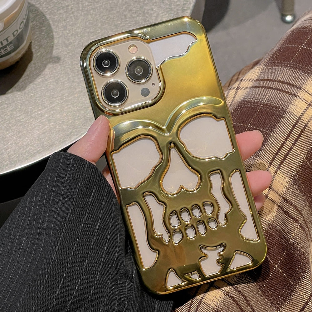 Etui na telefon Gothic Midnight Skull