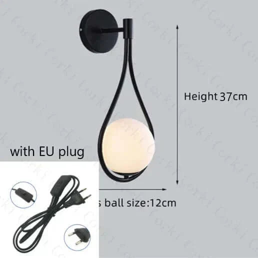 Lampa Ścienna Drop Luxury Glass Ball
