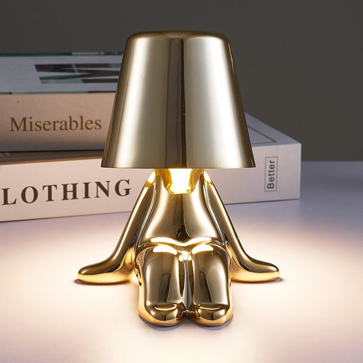Mały Chłopak Nocna Lampa
