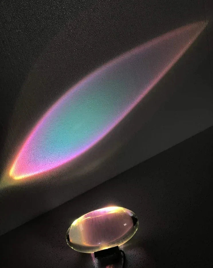 Lampa Stołowa Kryształowy Zachód Słońca