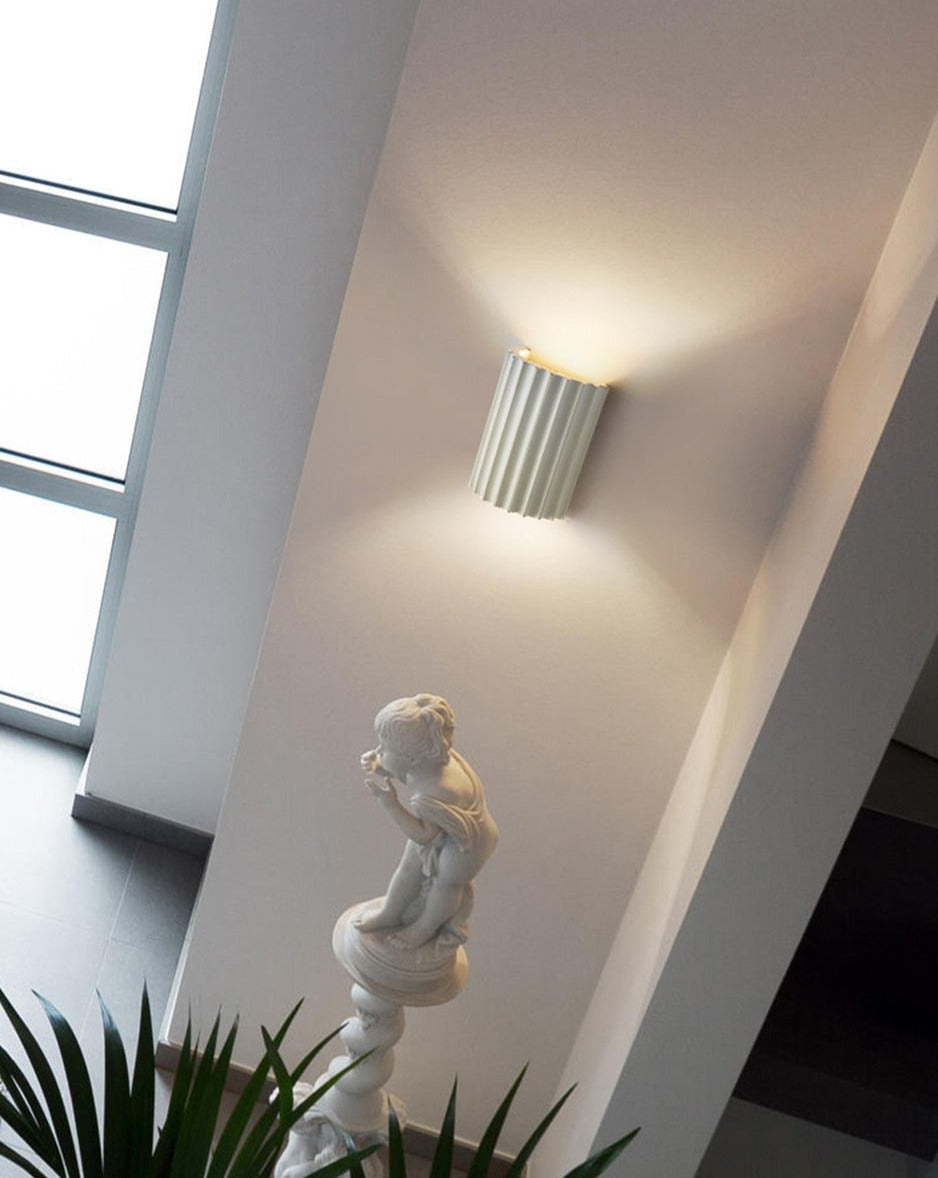 Składana kolorowa lampa LED na ścianę z żywicy
