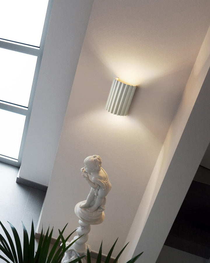 Składana kolorowa lampa LED na ścianę z żywicy