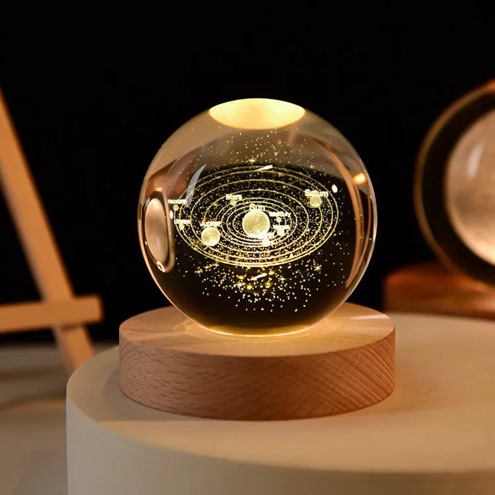 Świecące 3D Kryształowe Lampy Nocne – Unikalne Prezenty na Każdą Okazję