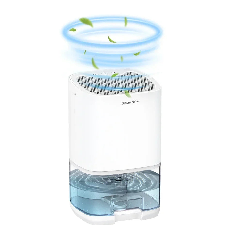 1000ml Przenośny Osuszacz Powietrza 2-w-1 z Filtrami i Nocną Lampką – Aveline