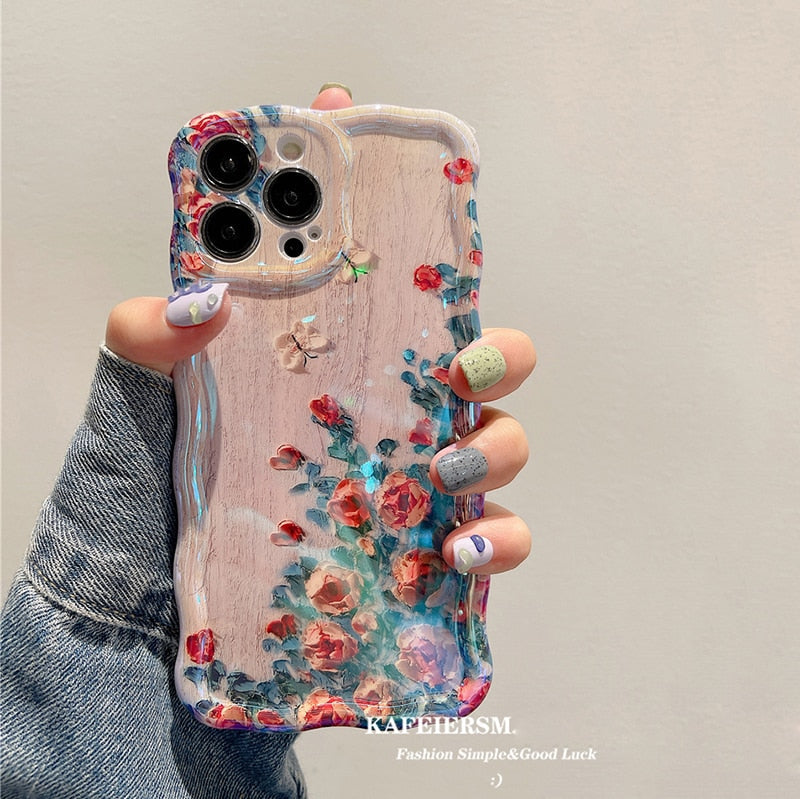 Etui na iPhone z kwiatowym wzorem Blossom Glow