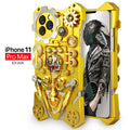 Mechaniczna Czaszka w Stylu Cyberpunk - Etui na iPhone