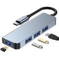 Hub Thunderbolt 3 USB-C z HDMI, PD, SD/TF dla MacBook Air M1 i iPad Pro