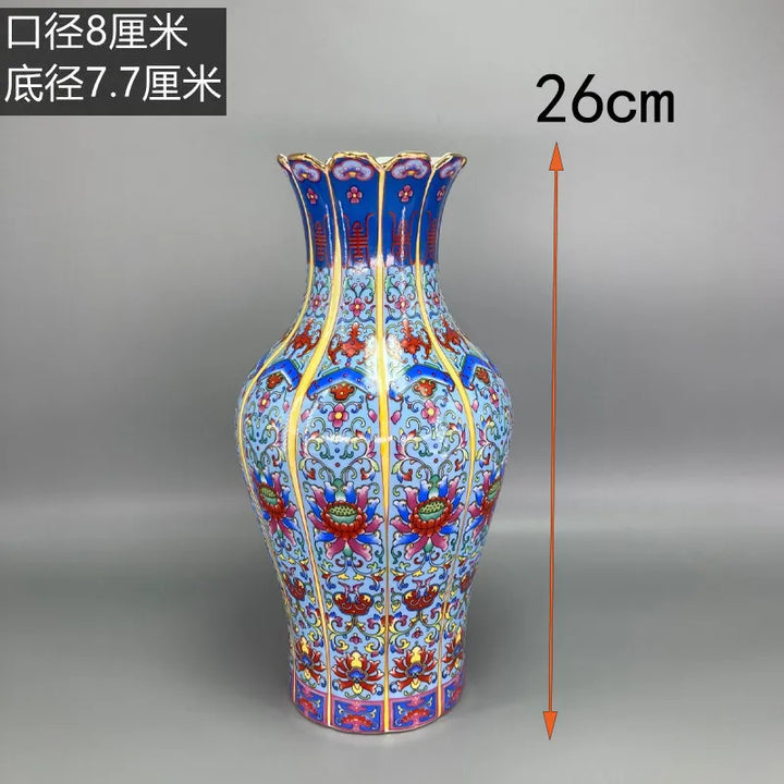 Antyczny Królewski Chiński Wazon Porcelanowy