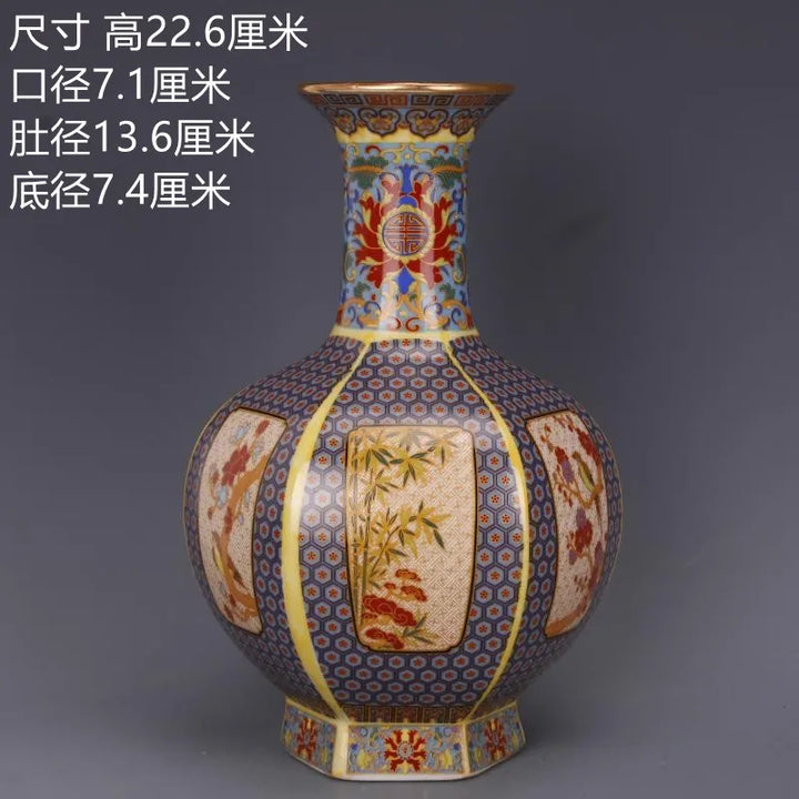 Antyczny Królewski Chiński Wazon Porcelanowy