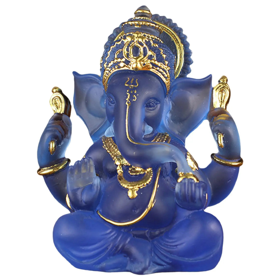 Rzadkie kolorowe półprzezroczyste statuy Ganesh przynoszące szczęście w Twoim domu