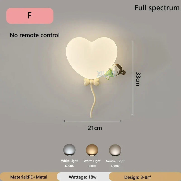 LoveLicht - Różowe Chmury LED Nocna Lampa
